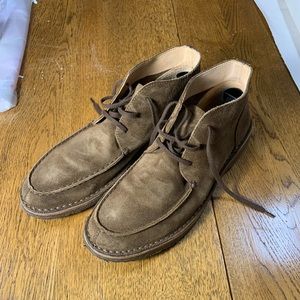 Huckberry suede moc toe chukka boot